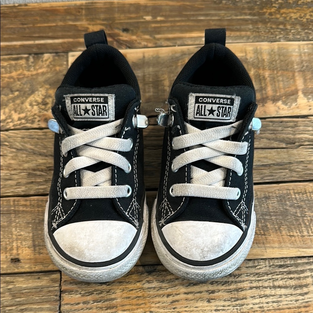 Converse Kids Black and White Sneakers